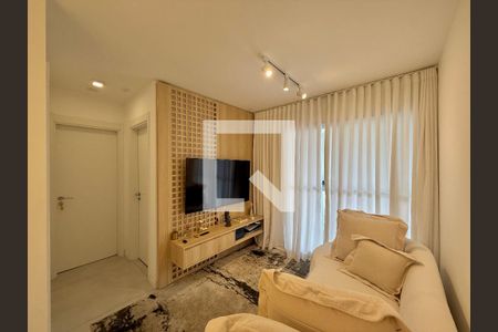 Sala de apartamento para alugar com 2 quartos, 68m² em Jardim Caravelas, São Paulo
