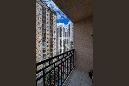 Varanda da Sala de apartamento para alugar com 2 quartos, 55m² em Quarta Parada, São Paulo