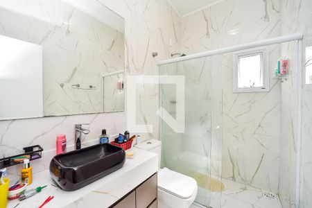 Banheiro da Suíte de casa à venda com 4 quartos, 167m² em Chacará da Pedras, Porto Alegre