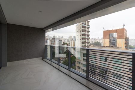Vista/Varanda de apartamento à venda com 1 quarto, 41m² em Jardim Paulista, São Paulo