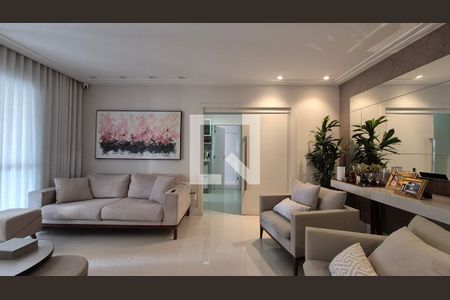 Sala de apartamento à venda com 3 quartos, 109m² em Vila Gilda, Santo André