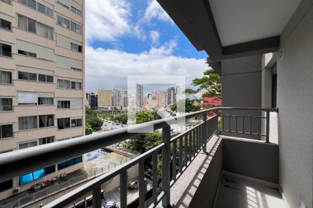 Varanda Studio de apartamento para alugar com 1 quarto, 28m² em Liberdade, São Paulo