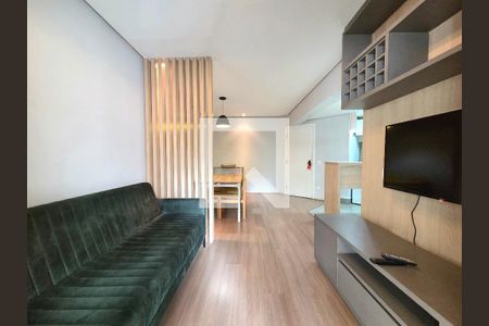 Sala de apartamento para alugar com 1 quarto, 50m² em Vila Nova Conceição, São Paulo