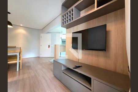 Sala de apartamento para alugar com 1 quarto, 50m² em Vila Nova Conceição, São Paulo