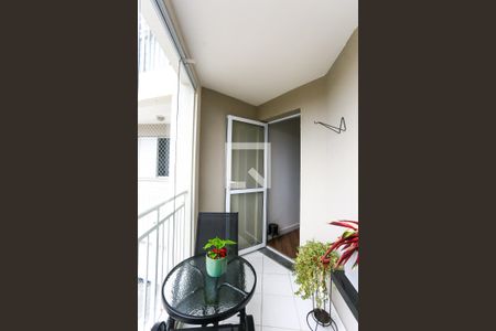 varanda de apartamento à venda com 2 quartos, 52m² em Jardim Monte Alegre, Taboão da Serra