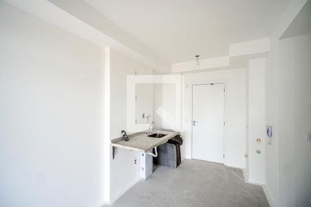 Sala e cozinha de apartamento à venda com 2 quartos, 48m² em Tatuapé, São Paulo