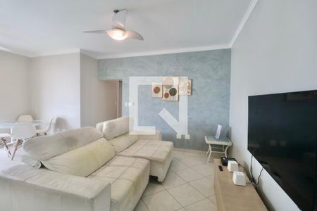 Sala de apartamento para alugar com 3 quartos, 103m² em Jardim Virginia, Guarujá