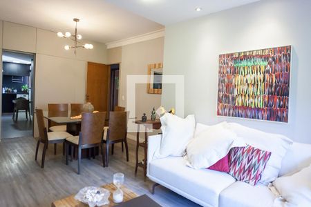 sala de apartamento à venda com 3 quartos, 110m² em Sion, Belo Horizonte