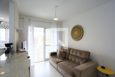 Sala  de apartamento à venda com 1 quarto, 46m² em Morumbi, São Paulo