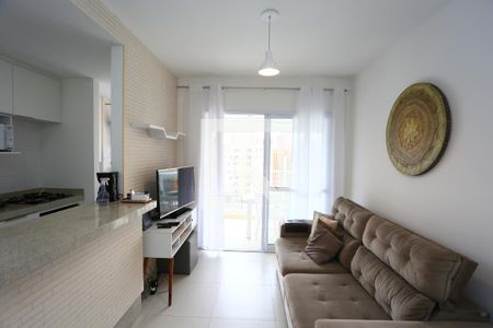 Sala  de apartamento à venda com 1 quarto, 46m² em Morumbi, São Paulo