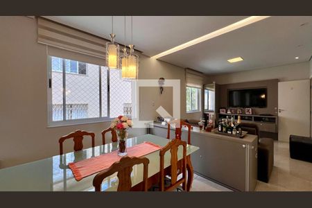 sala  de apartamento à venda com 3 quartos, 99m² em Santo Antônio, Belo Horizonte