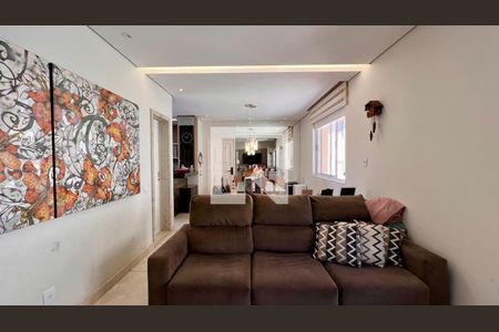 sala  de apartamento à venda com 3 quartos, 99m² em Santo Antônio, Belo Horizonte