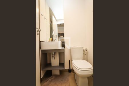 Banheiro da Suíte de kitnet/studio para alugar com 1 quarto, 23m² em Cerqueira César, São Paulo