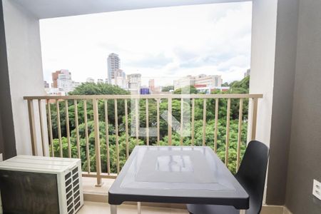Varanda da Suite de kitnet/studio para alugar com 1 quarto, 23m² em Cerqueira César, São Paulo