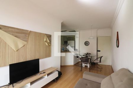 Sala  de apartamento para alugar com 1 quarto, 52m² em Vila Mussolini, São Bernardo do Campo