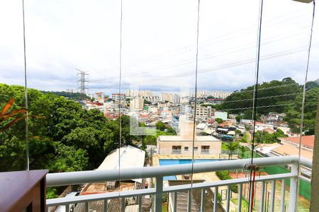 varanda vista de apartamento à venda com 2 quartos, 60m² em Jardim Caner, Taboão da Serra