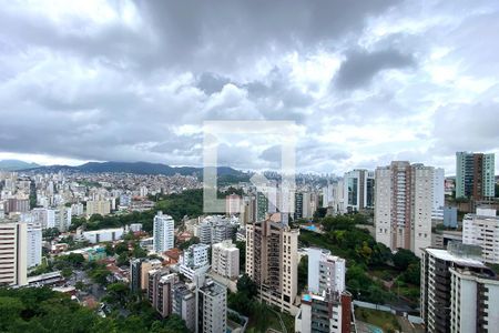 Vista da Sala de apartamento à venda com 4 quartos, 173m² em Luxemburgo, Belo Horizonte