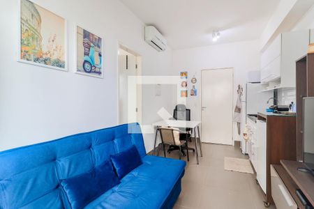 Sala de apartamento para alugar com 1 quarto, 31m² em Santo Amaro, São Paulo