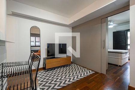 Sala/Cozinha de apartamento para alugar com 1 quarto, 32m² em Jardim Paulista, São Paulo