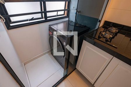 Sala/Cozinha de apartamento para alugar com 1 quarto, 32m² em Jardim Paulista, São Paulo