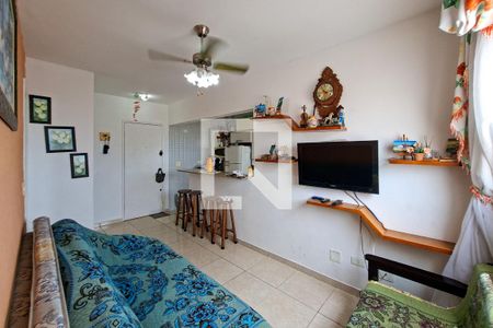 Sala de apartamento para alugar com 1 quarto, 30m² em Cidade Ocian, Praia Grande