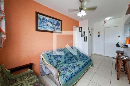 Sala de apartamento para alugar com 1 quarto, 30m² em Cidade Ocian, Praia Grande