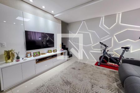 Sala de apartamento à venda com 3 quartos, 170m² em Campestre, Santo André