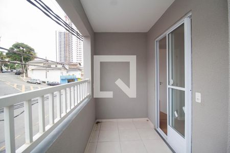Varanda da Sala de apartamento para alugar com 2 quartos, 34m² em Chácara Inglesa, São Paulo