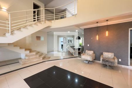 Sala de estar de casa de condomínio para alugar com 3 quartos, 300m² em Village Sans Souci, Valinhos