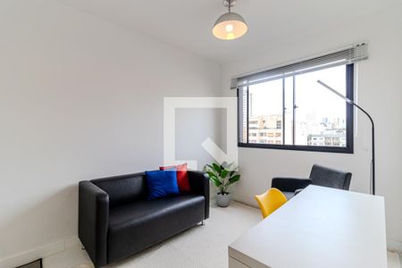 Sala de apartamento para alugar com 1 quarto, 25m² em Campos Elíseos, São Paulo