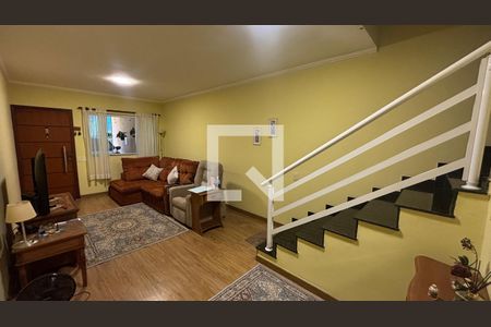 Sala de casa à venda com 3 quartos, 120m² em Vila Bastos, Santo André