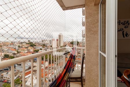 Varanda da Sala de apartamento para alugar com 2 quartos, 47m² em Parque Vitoria, São Paulo