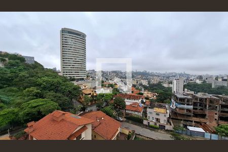 Varanda da Sala de apartamento à venda com 4 quartos, 210m² em Santa Lúcia, Belo Horizonte