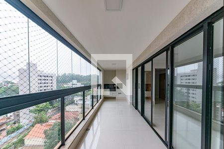 Varanda da Sala de apartamento à venda com 4 quartos, 210m² em Santa Lúcia, Belo Horizonte