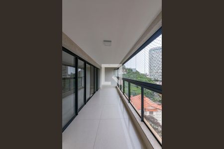 Varanda da Sala de apartamento à venda com 4 quartos, 210m² em Santa Lúcia, Belo Horizonte
