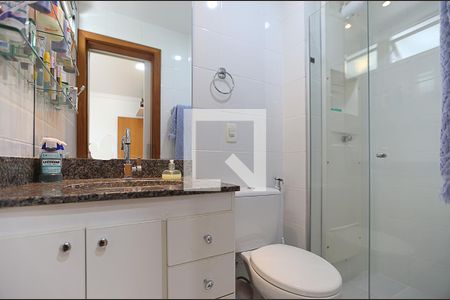 Banheiro Suíte de apartamento à venda com 3 quartos, 97m² em Santa Tereza, Belo Horizonte