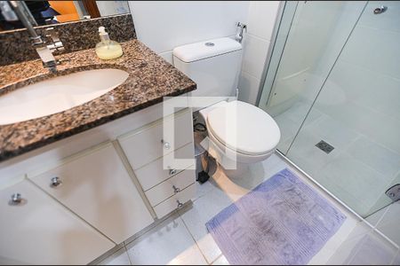 Banheiro Suíte de apartamento à venda com 3 quartos, 97m² em Santa Tereza, Belo Horizonte