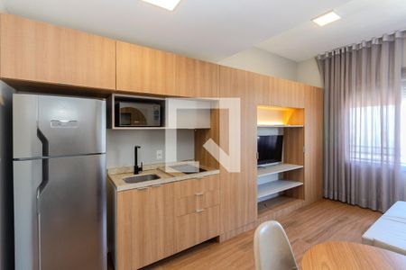 Sala/Cozinha de kitnet/studio para alugar com 1 quarto, 30m² em Farroupilha, Porto Alegre