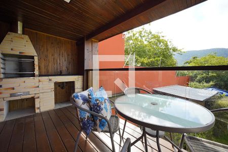 Churrasqueira de kitnet/studio para alugar com 1 quarto, 30m² em Santo Antonio de Lisboa, Florianópolis
