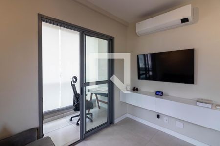 Sala de apartamento para alugar com 1 quarto, 39m² em Indianópolis, São Paulo