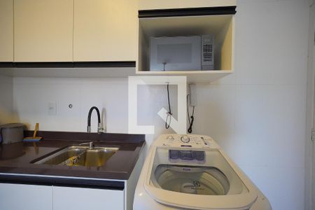 Cozinha de apartamento para alugar com 1 quarto, 47m² em Cachoeira do Bom Jesus, Florianópolis