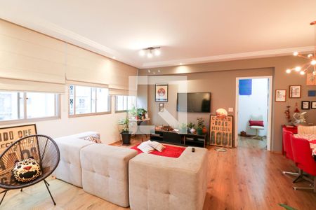 Sala de apartamento à venda com 3 quartos, 107m² em Campo Belo, São Paulo