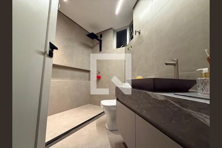 banho de apartamento à venda com 3 quartos, 106m² em Sion, Belo Horizonte