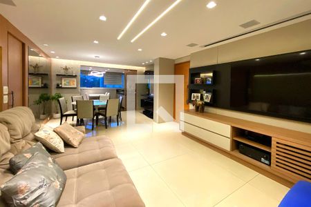 Sala de apartamento para alugar com 3 quartos, 122m² em Buritis, Belo Horizonte