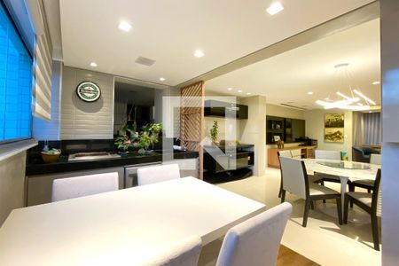 Varanda Gourmet de apartamento para alugar com 3 quartos, 122m² em Buritis, Belo Horizonte