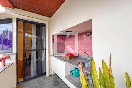 Varanda Gourmet de apartamento à venda com 4 quartos, 374m² em Centro, São Bernardo do Campo