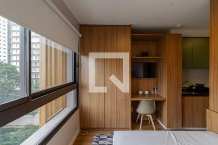 Studio de kitnet/studio para alugar com 1 quarto, 20m² em Indianópolis, São Paulo
