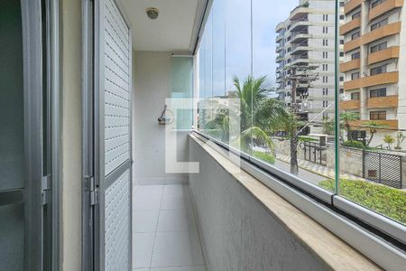 varanda de apartamento para alugar com 2 quartos, 75m² em Jardim Vitoria, Guarujá