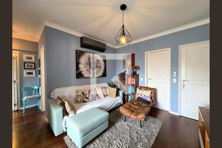 Sala de apartamento para alugar com 2 quartos, 65m² em Moema, São Paulo