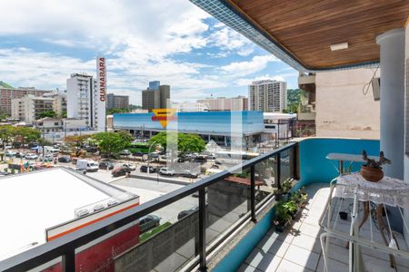 Varanda da Sala de apartamento à venda com 3 quartos, 109m² em Andaraí, Rio de Janeiro